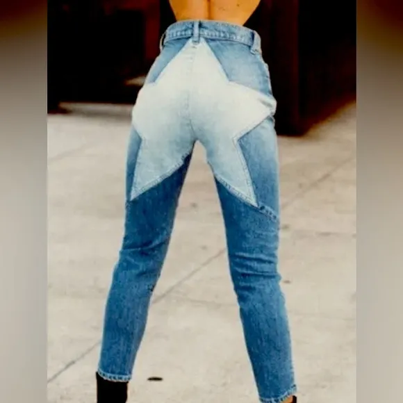 REVICE Venus high waisted skinny ankle denim jeans Sz 23 Re $100