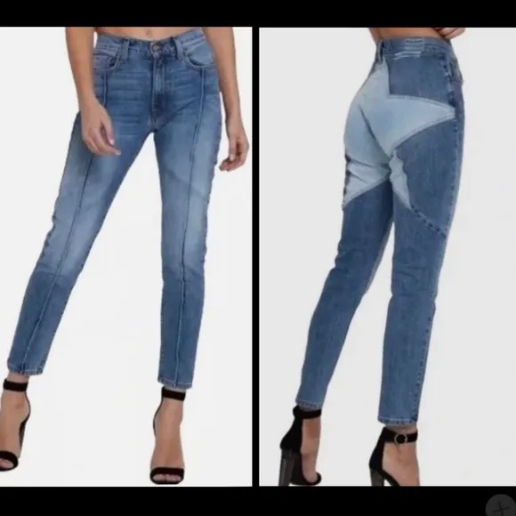 REVICE Venus high waisted skinny ankle denim jeans Sz 23 Re $100