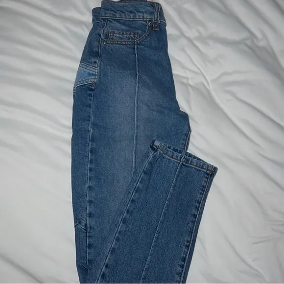 REVICE Venus high waisted skinny ankle denim jeans Sz 23 Re $100
