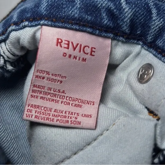 REVICE Venus high waisted skinny ankle denim jeans Sz 23 Re $100