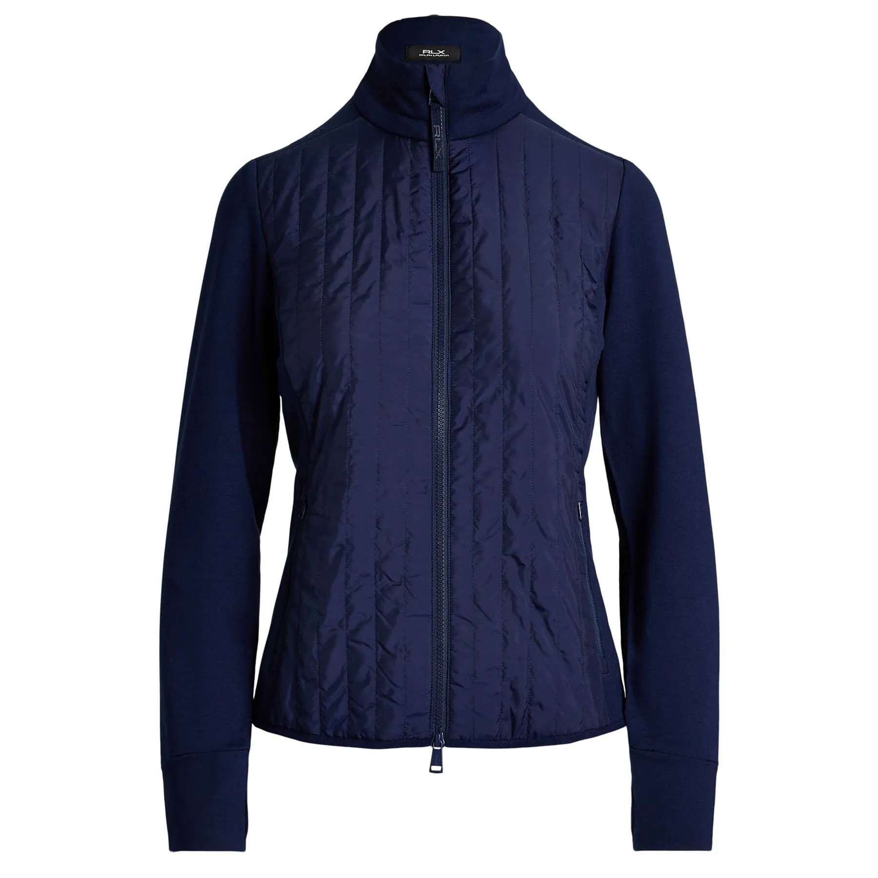 RLX Full Zip Perforated Wool Jacket Refined Navy