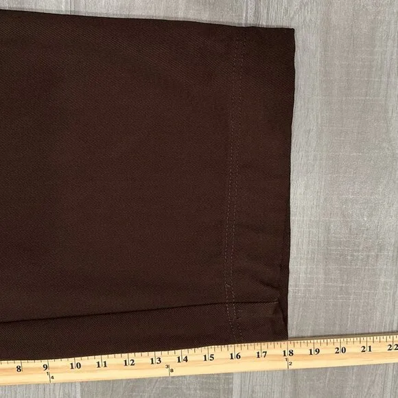 Road Block Vintage High Rise Cropped Capri Barrel Leg Jeans in Brown Size 30