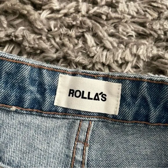 Rollas Dusters high rise slim jeans size 24
