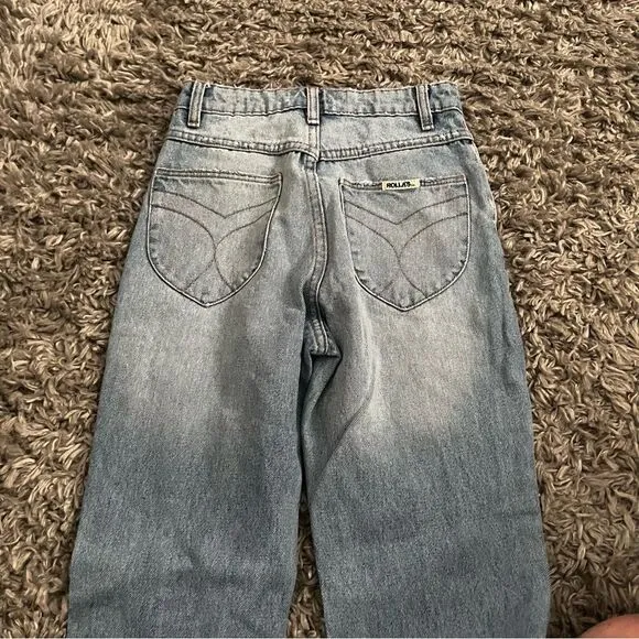 Rollas Dusters high rise slim jeans size 24