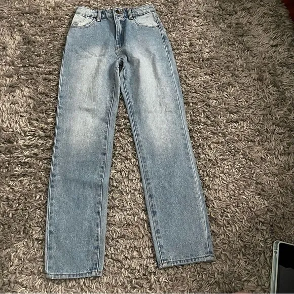 Rollas Dusters high rise slim jeans size 24