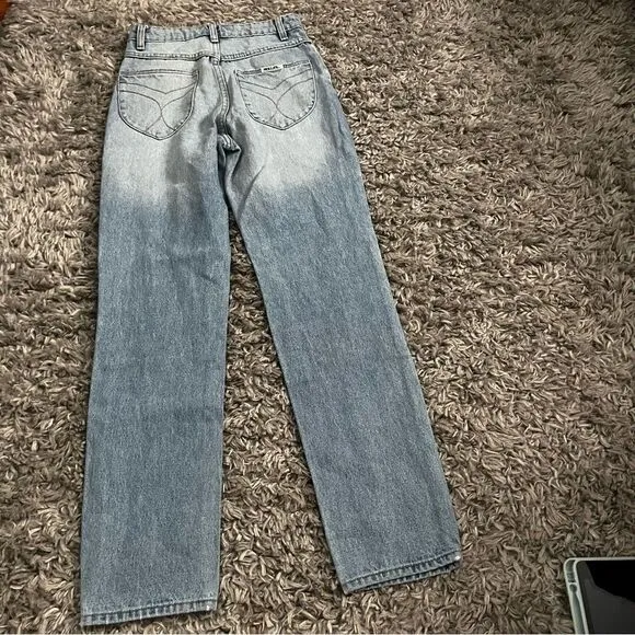 Rollas Dusters high rise slim jeans size 24
