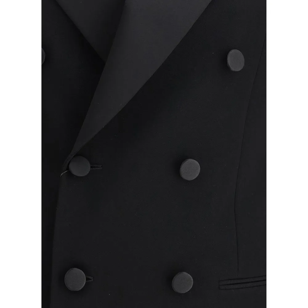 Saint Laurent Double Breasted Blazer Dress