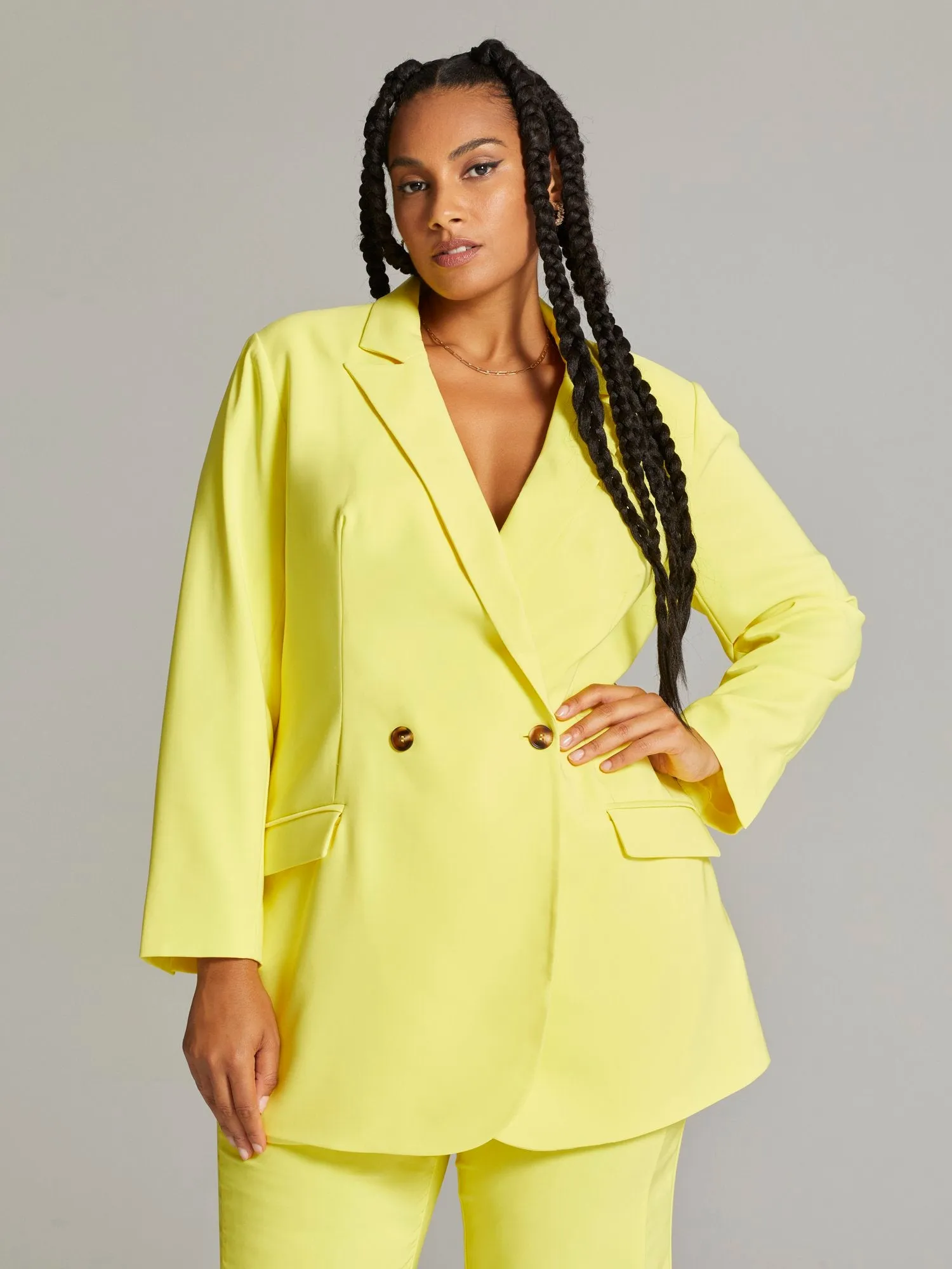 Samentha Two-Button Blazer