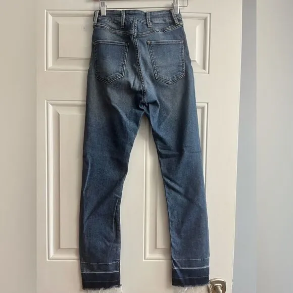 Sandro Markus Raw Hem Slim Jeans