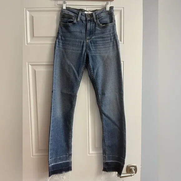 Sandro Markus Raw Hem Slim Jeans