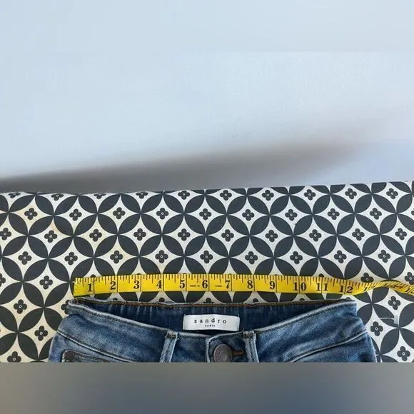 Sandro Markus Raw Hem Slim Jeans