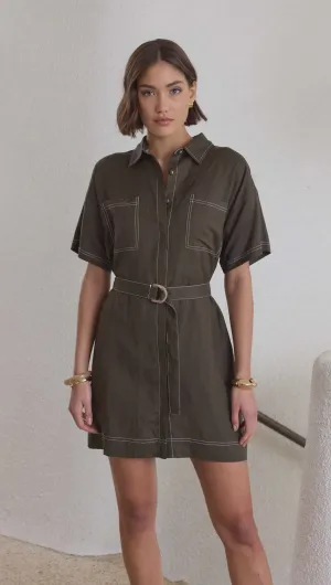Saskia Mini Shirtdress