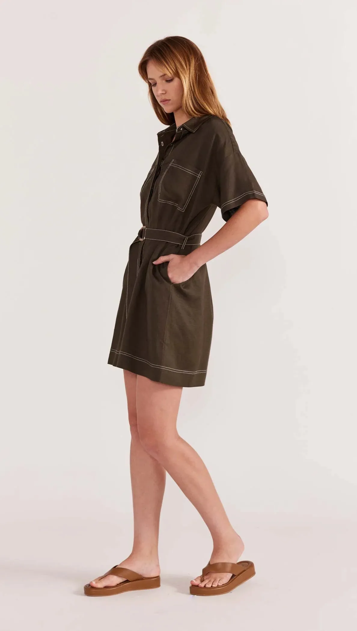 Saskia Mini Shirtdress