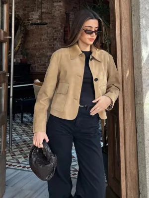 SAVANNA | CHIC SUEDE JACKET