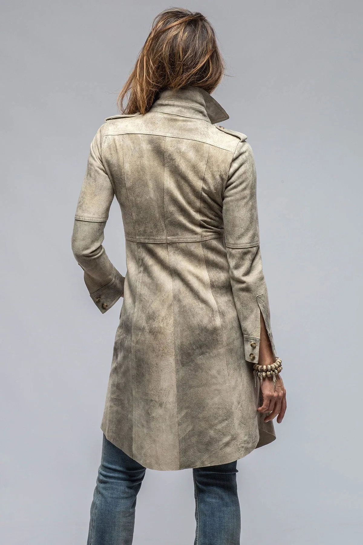 Savannah Long Leather Shirt/Dress in Dress
