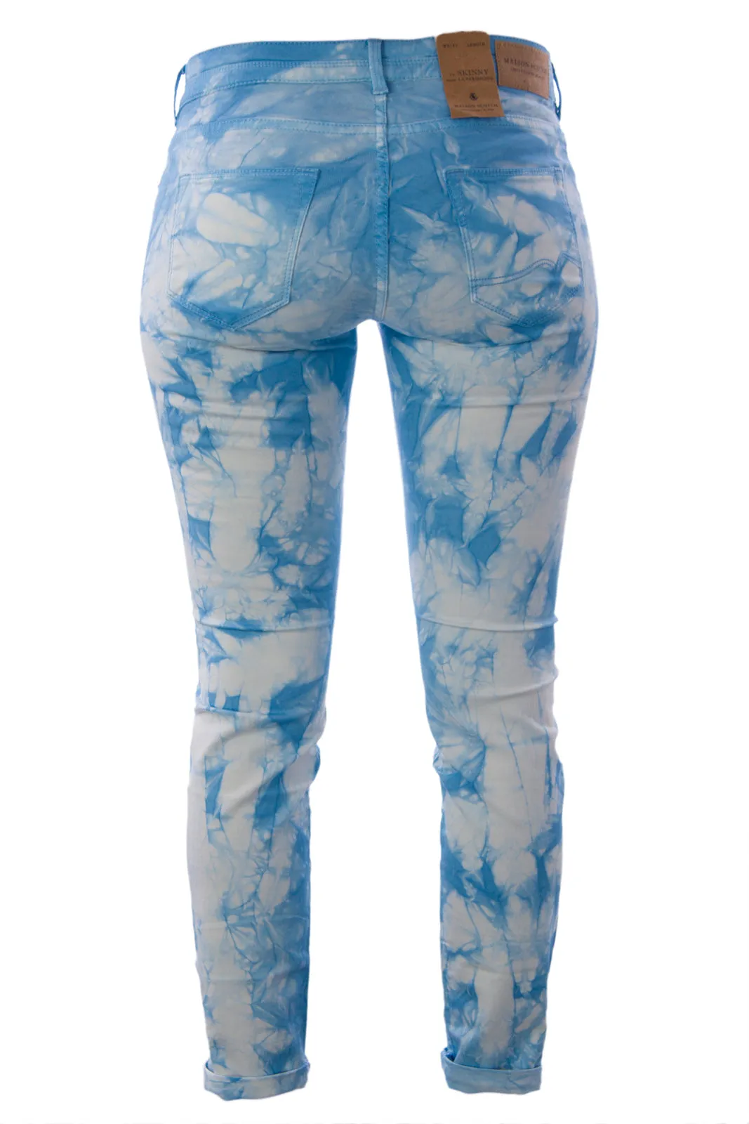 SCOTCH & SODA MAISON SCOTCH Memory Blue Tie Dye Skinny Jeans 1325.12.85713 $149