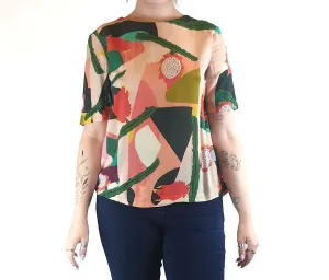 Seagrass Designs colourful top size 12
