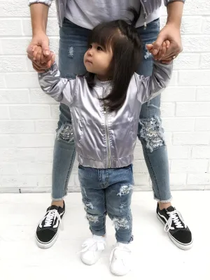 Sequin patch jeans - CHILD