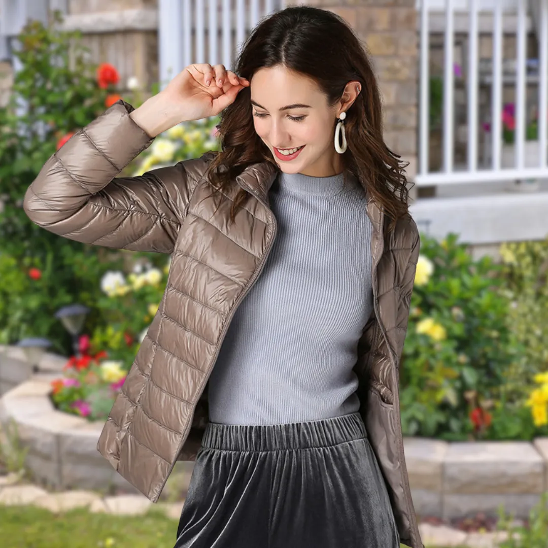Serena - White Down Waterproof Jacket