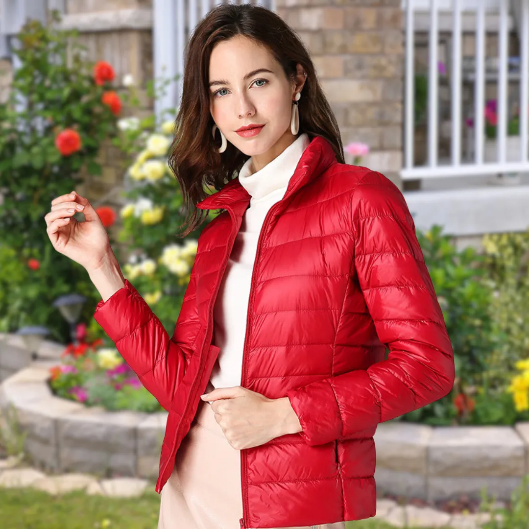 Serena - White Down Waterproof Jacket