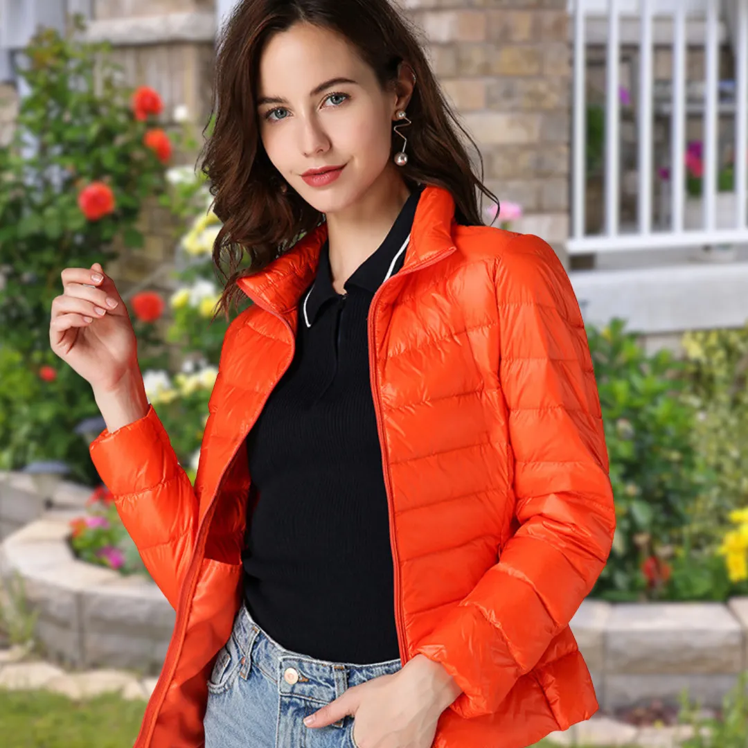 Serena - White Down Waterproof Jacket