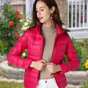 Serena - White Down Waterproof Jacket