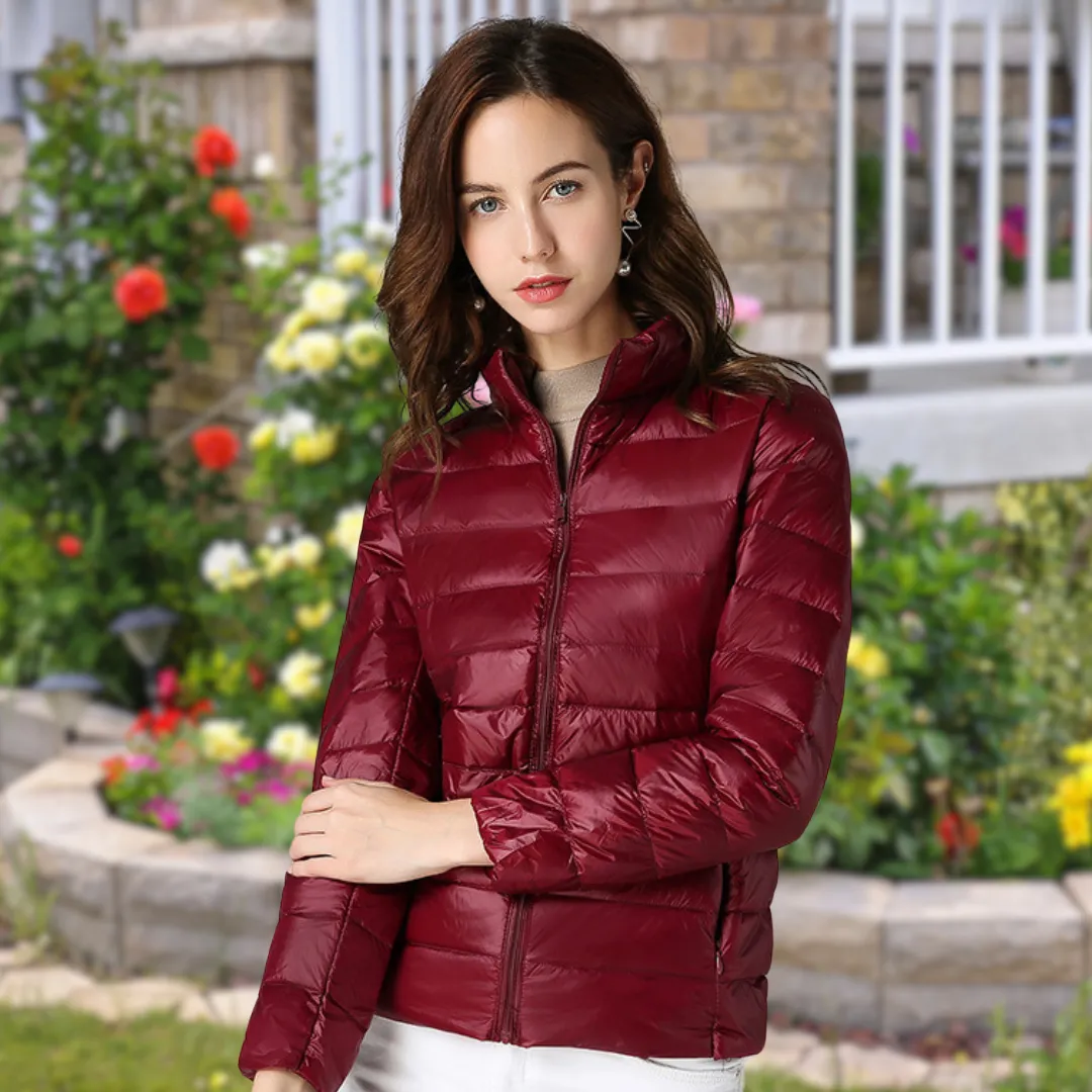 Serena - White Down Waterproof Jacket