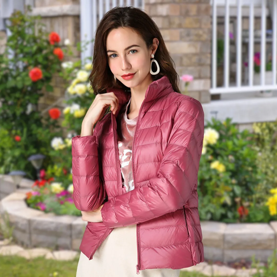 Serena - White Down Waterproof Jacket