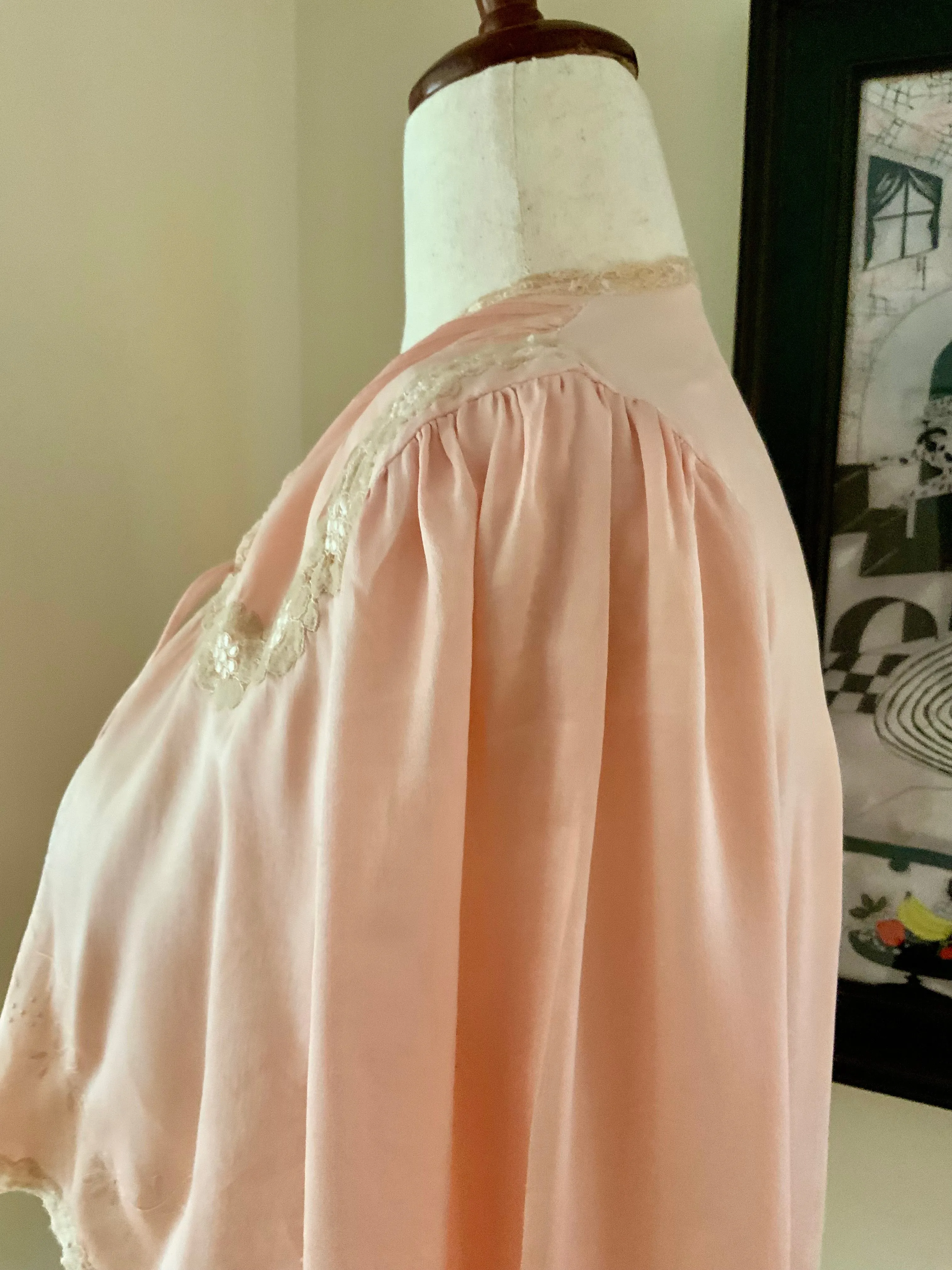 Silk Bed Jacket - 50s - 50AC