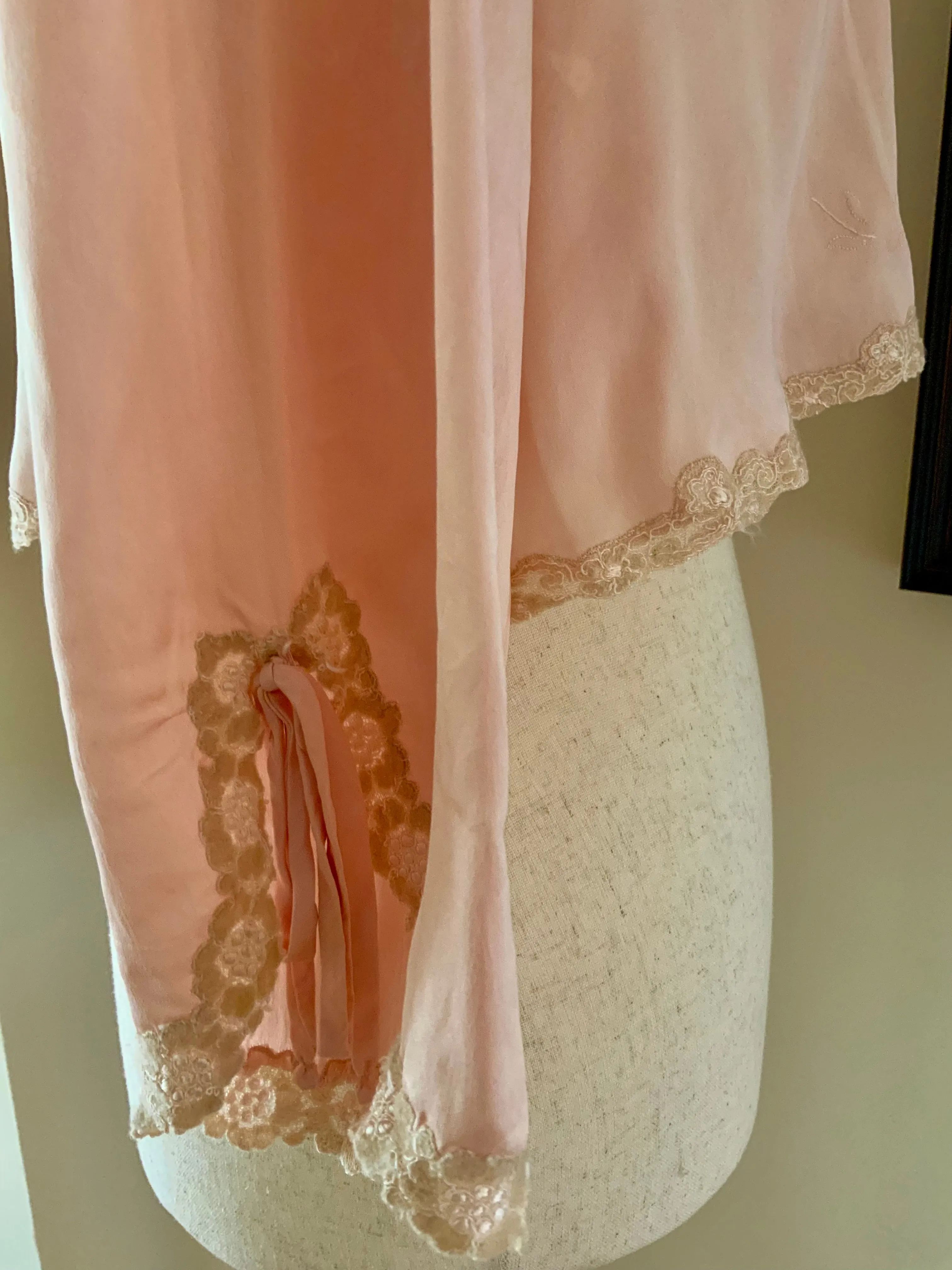 Silk Bed Jacket - 50s - 50AC