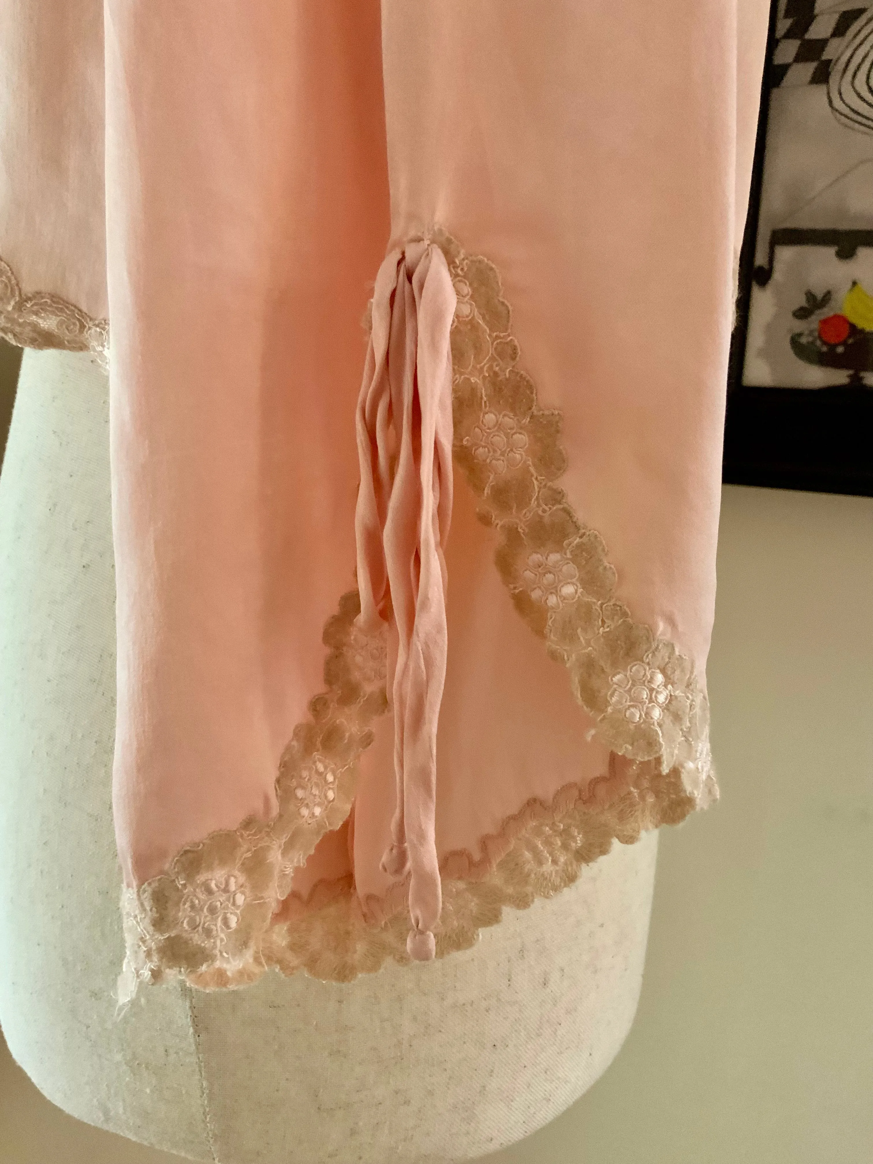 Silk Bed Jacket - 50s - 50AC