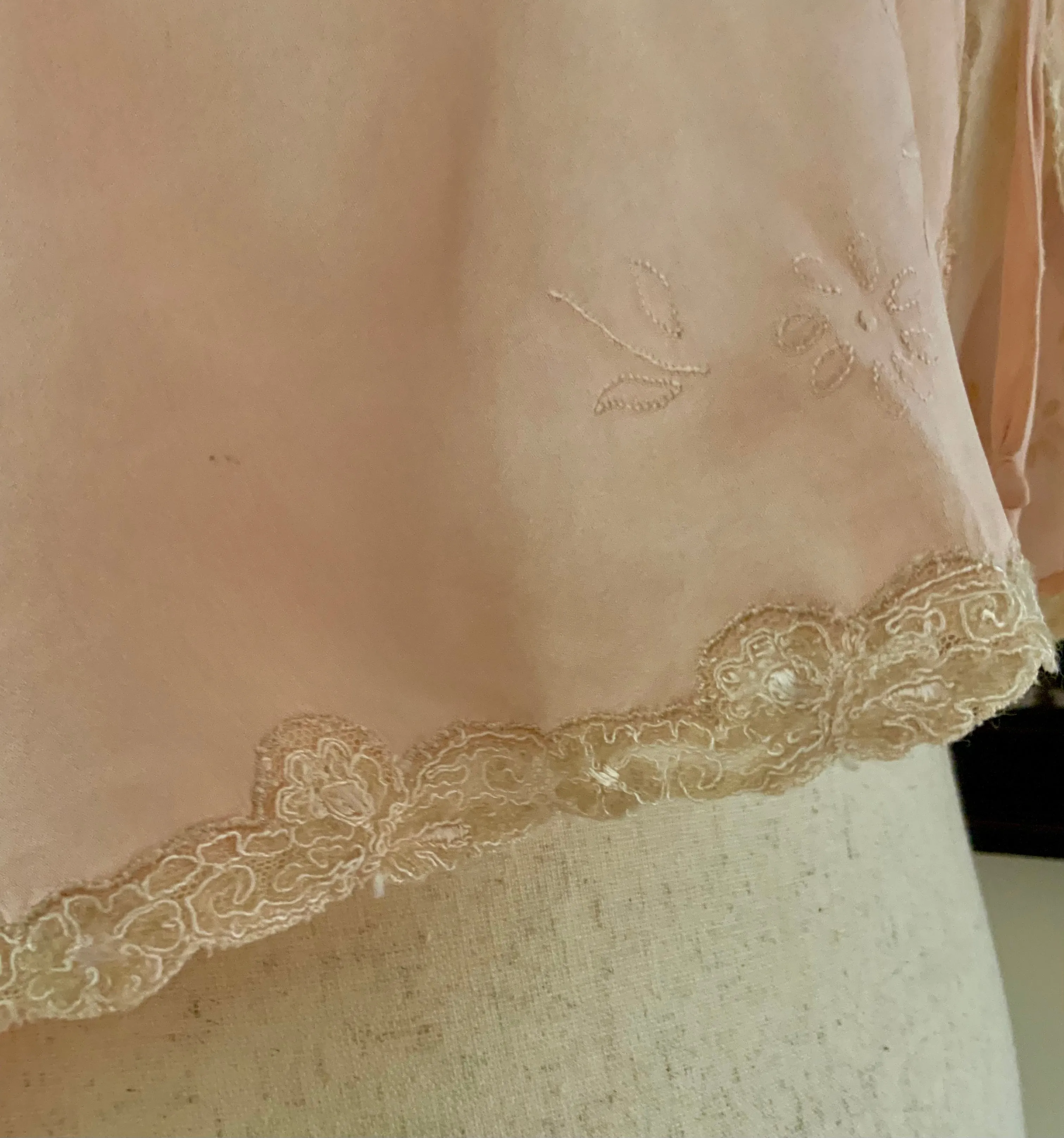 Silk Bed Jacket - 50s - 50AC