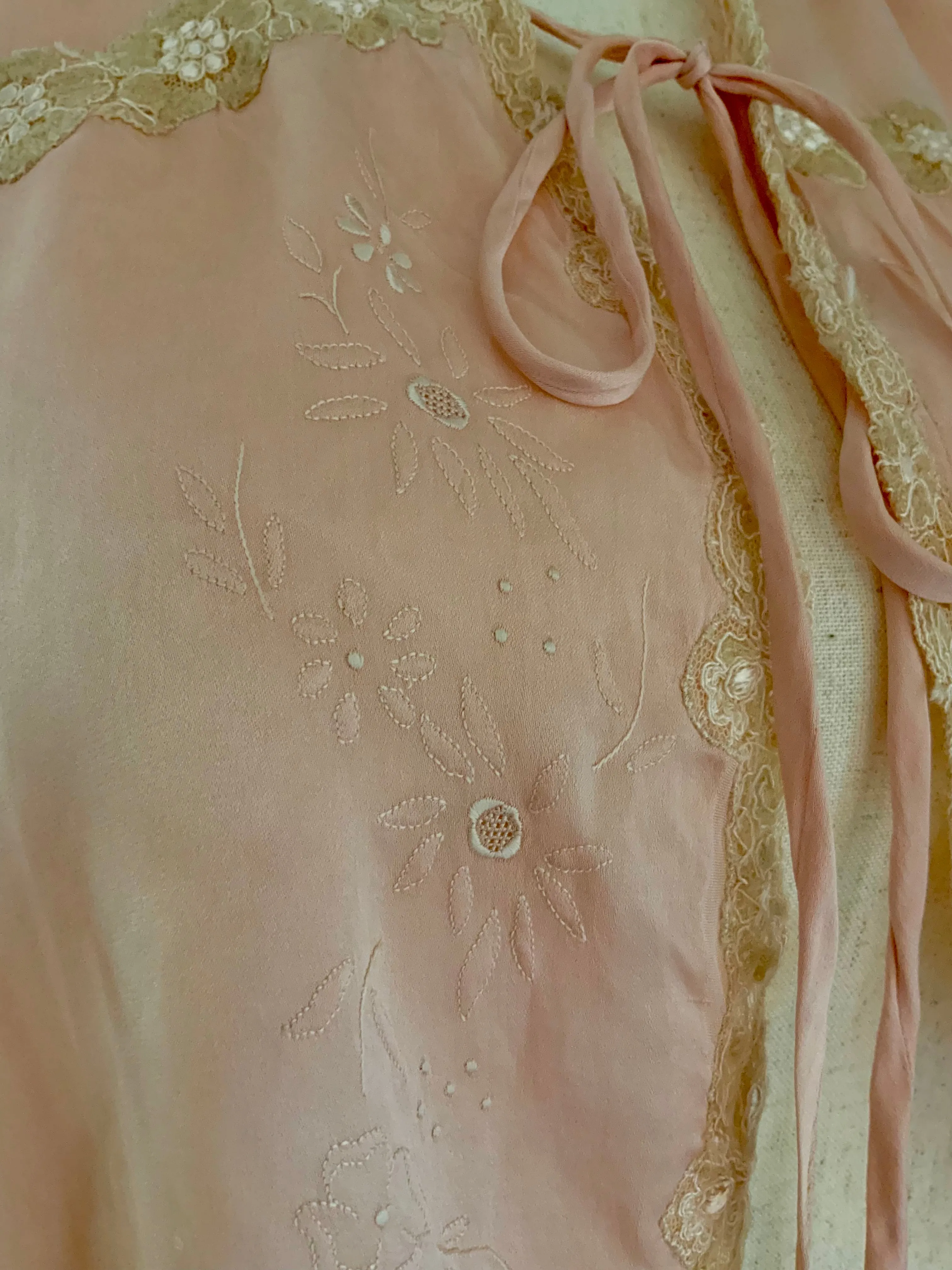 Silk Bed Jacket - 50s - 50AC