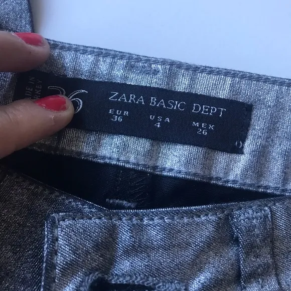 Silver Jeans from Zara