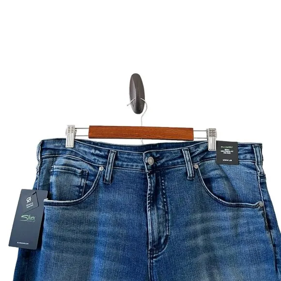 Silver Jeans NEW Beau Girlfriend Fit Mid Rise Jeans Size 16W