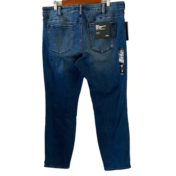 Silver Jeans NEW Beau Girlfriend Fit Mid Rise Jeans Size 16W