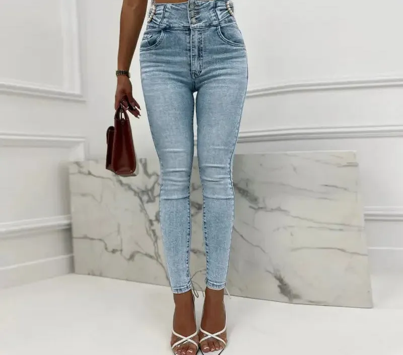 Skinny Jeans Denim Pants
