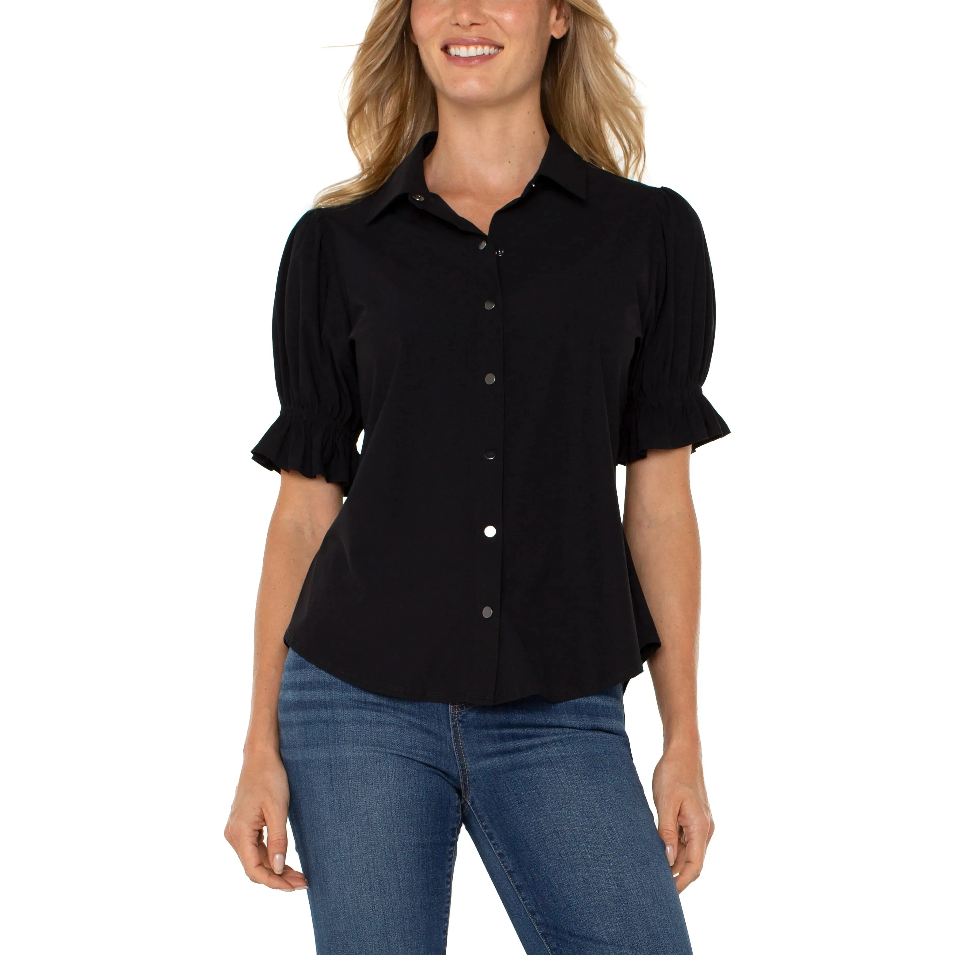 Snap Front Knit Shirt