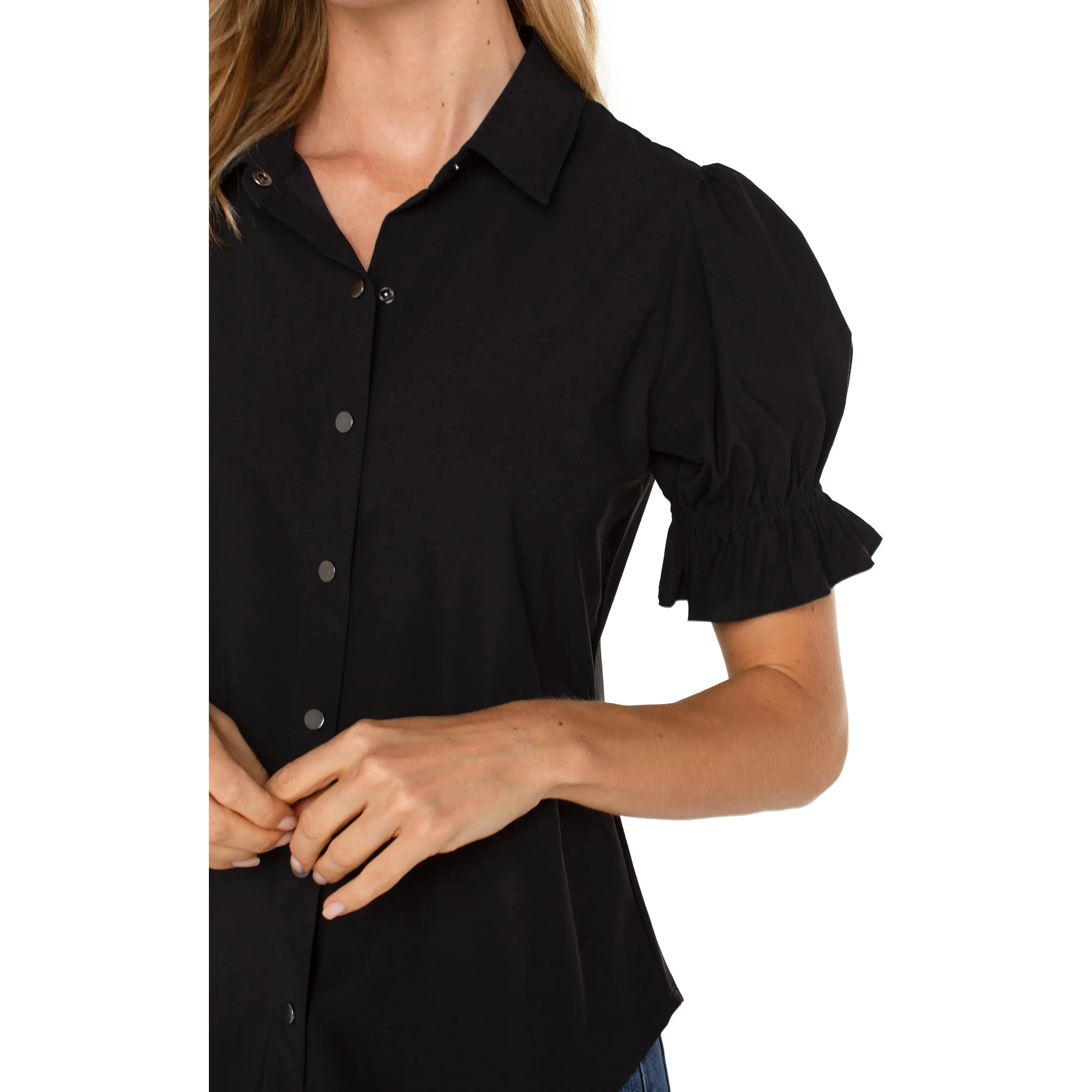 Snap Front Knit Shirt