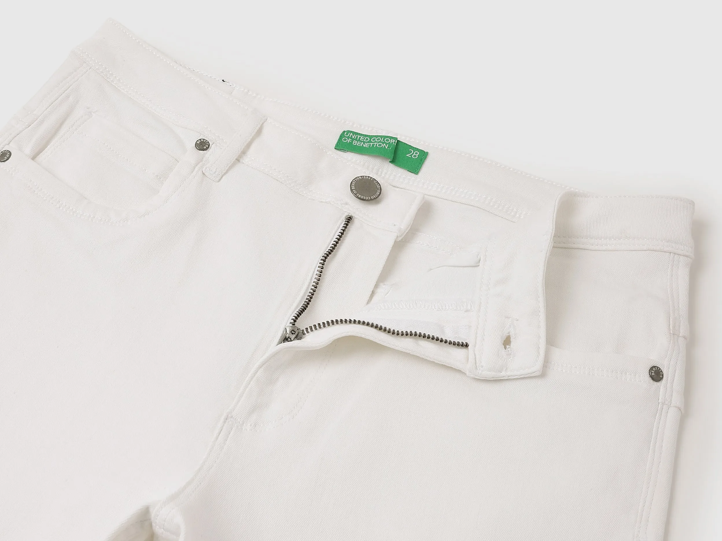 Solid Boot-Leg Fit Jeans