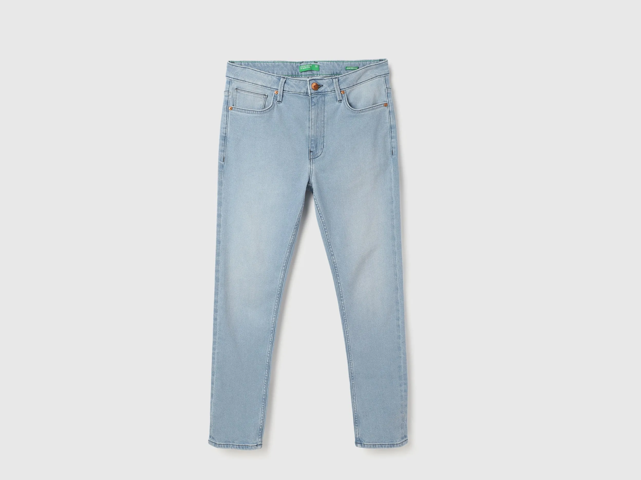 Solid Low Crotch Fit Jeans