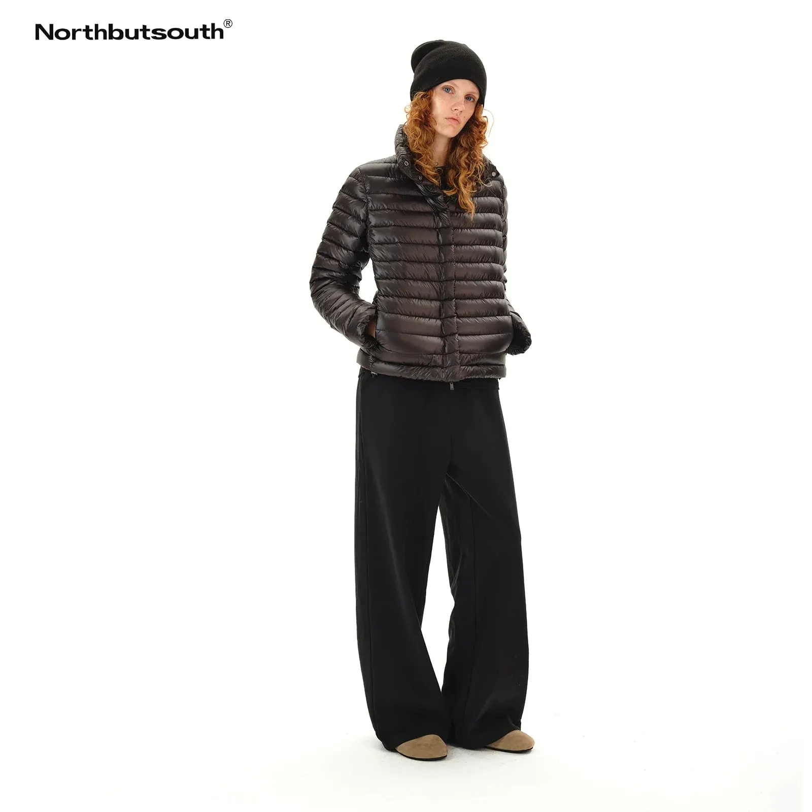 Stand Collar Quilted Down Jacket