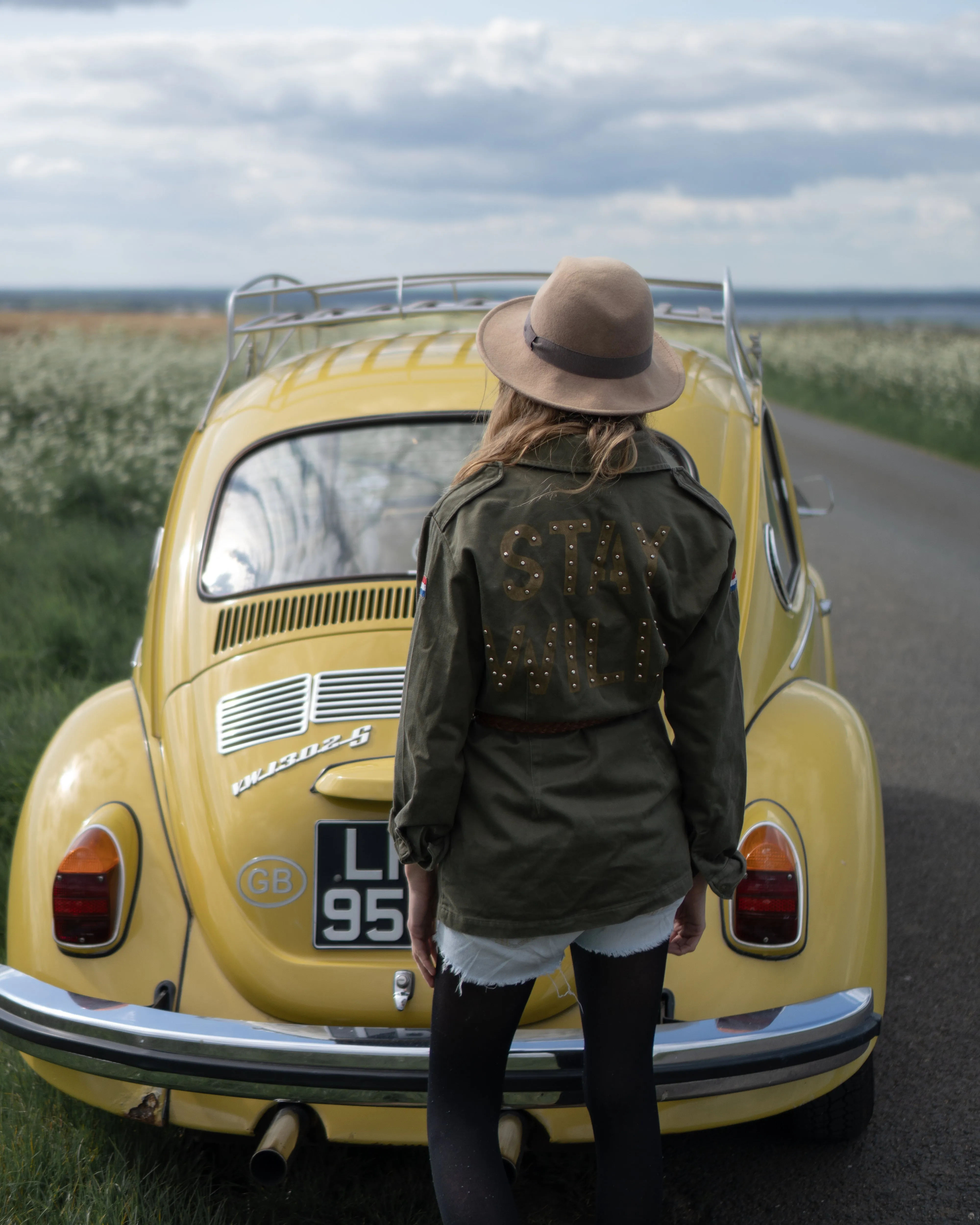 'Stay Wild' Vintage Dutch Army Jacket