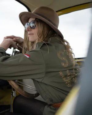 'Stay Wild' Vintage Dutch Army Jacket