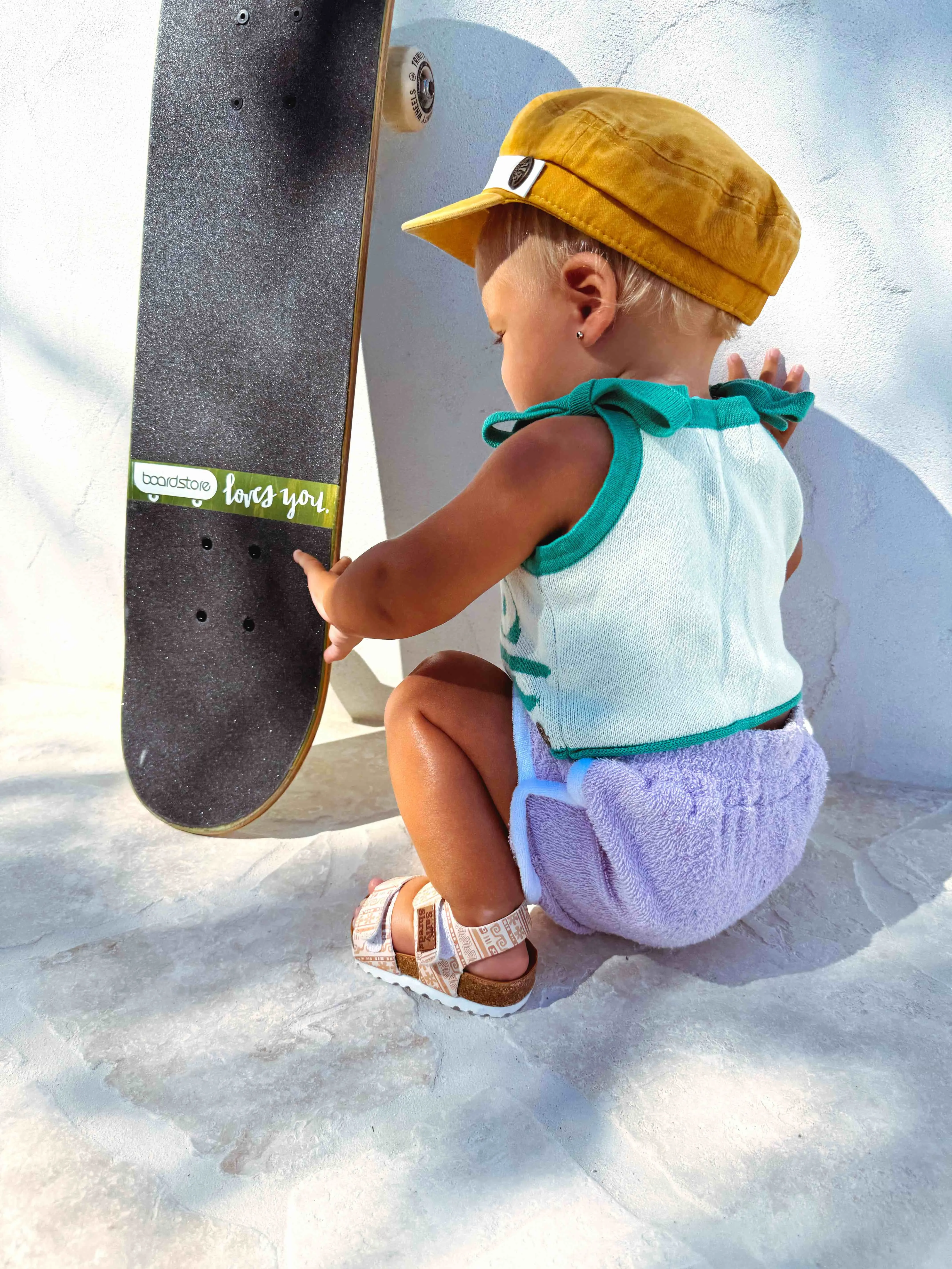 Stoked knit summer tye crop - Girls