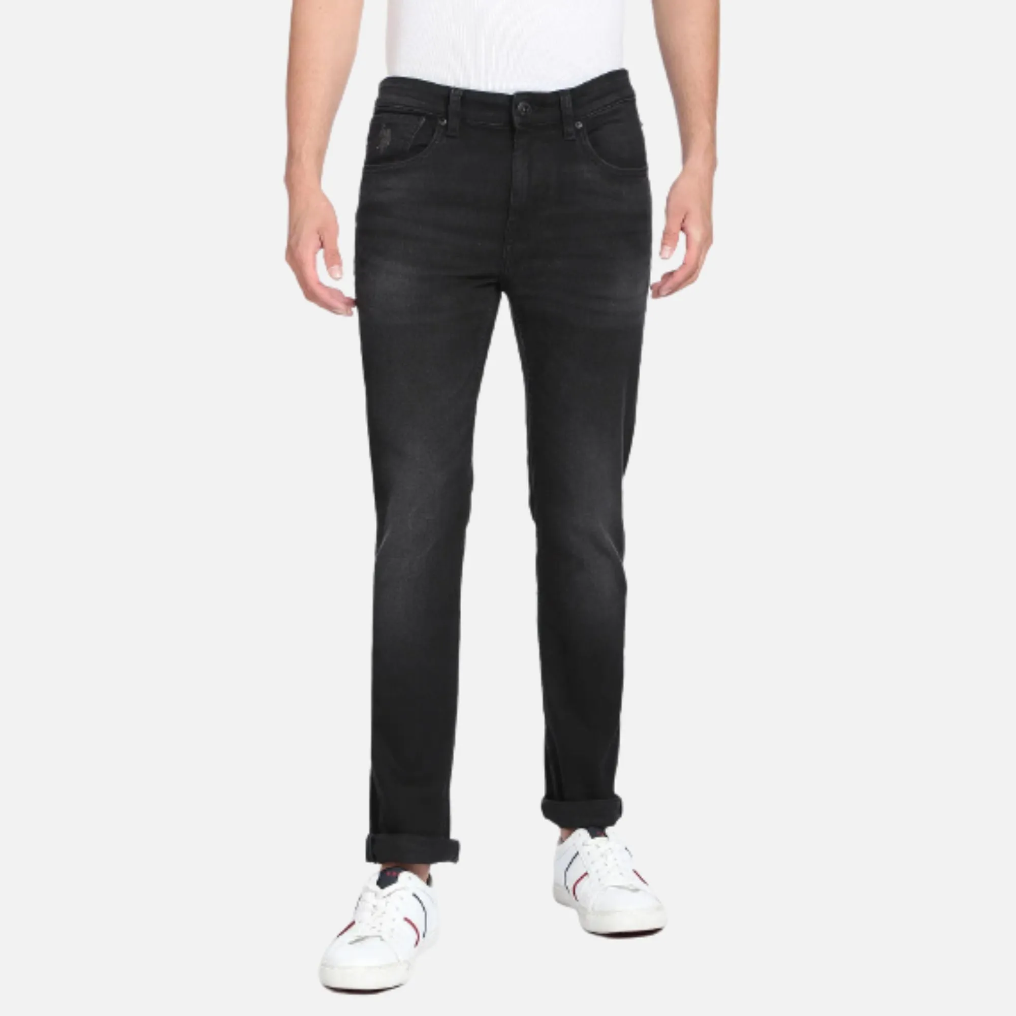Stone Wash Regallo Skinny Jeans