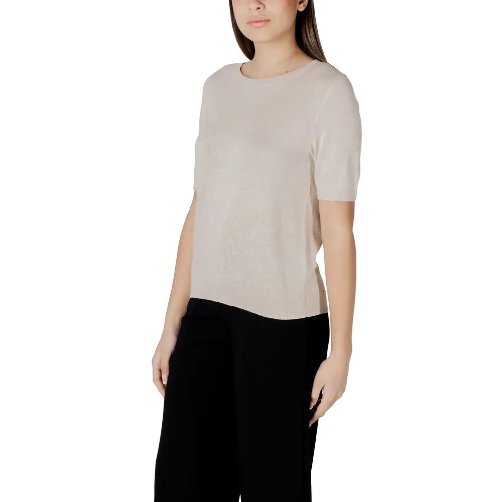 Street One Beige Viscose Tops & T-Shirt