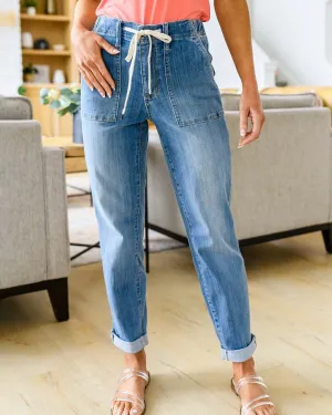 Stunncal Pull On Denim Joggers