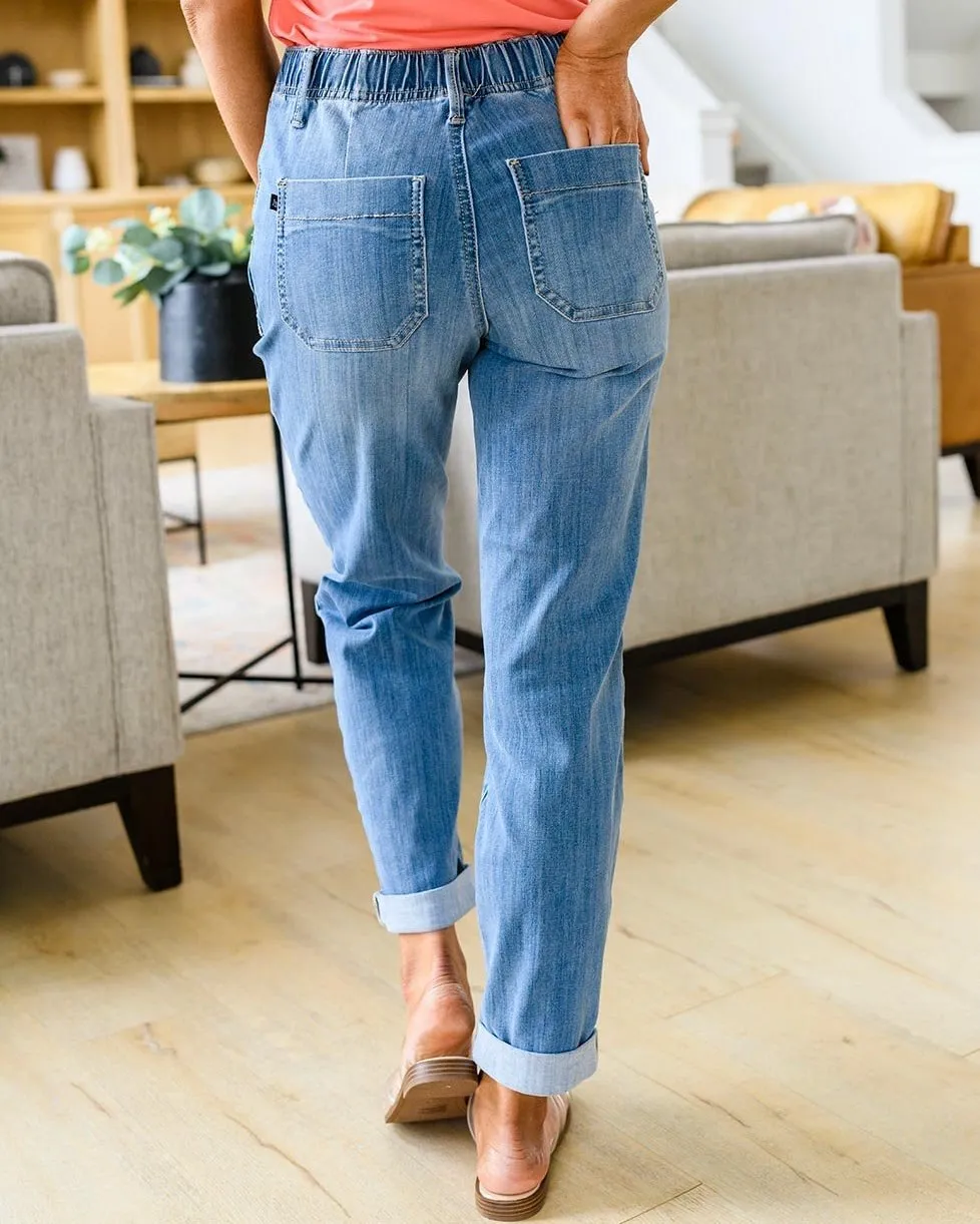 Stunncal Pull On Denim Joggers
