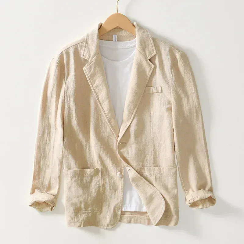 Stylish Breathable Linen Blazer